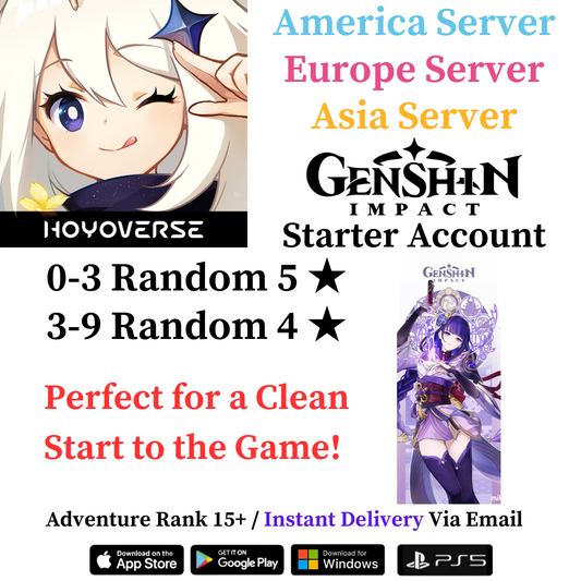 Buy Raiden Shogun Baal Genshin Impact Account