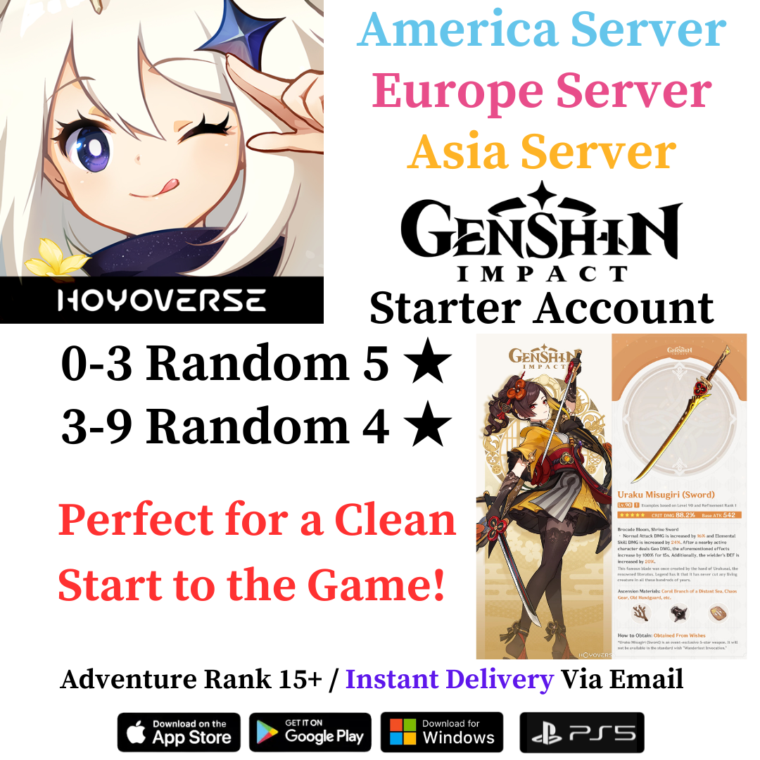 Buy Chiori Genshin Impact Account