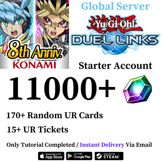 Yu-Gi-Oh! Duel Links Starter Reroll Account