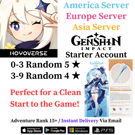 Buy Furina Genshin Impact Account