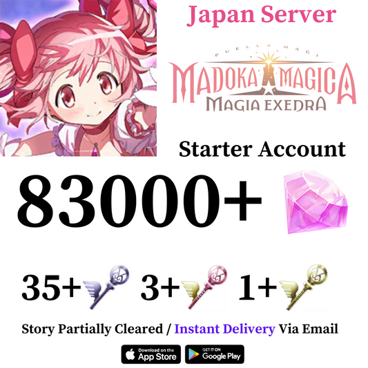 Puella Magi Madoka Magica Magia Exedra Starter Reroll Account