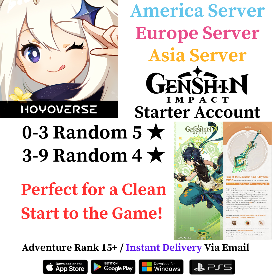 Buy Kinichi Genshin Impact Account