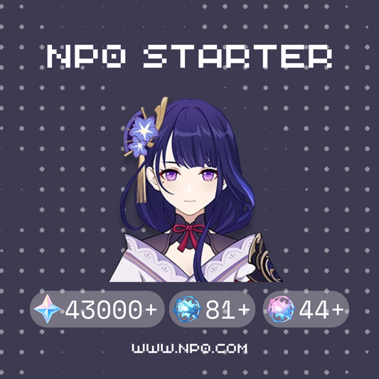 Raiden Shogun (Baal) Genshin Impact Farmed Starter Account