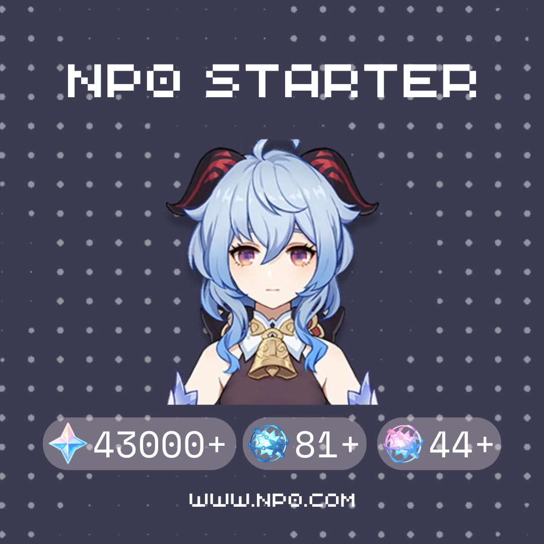 Ganyu Genshin Impact Farmed Starter Account