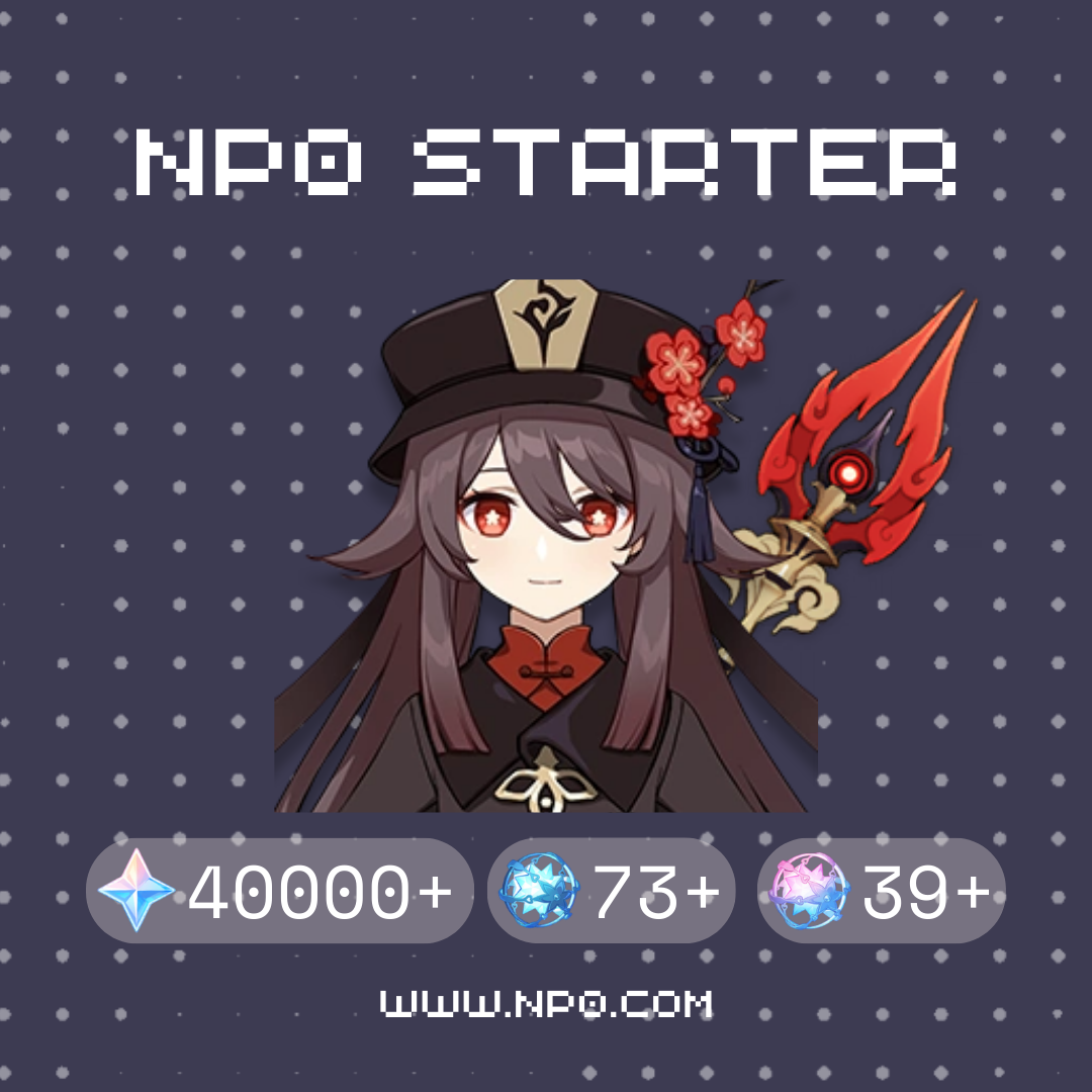 Hu Tao Staff of Homa Genshin Impact Primogems Fates Starter Account