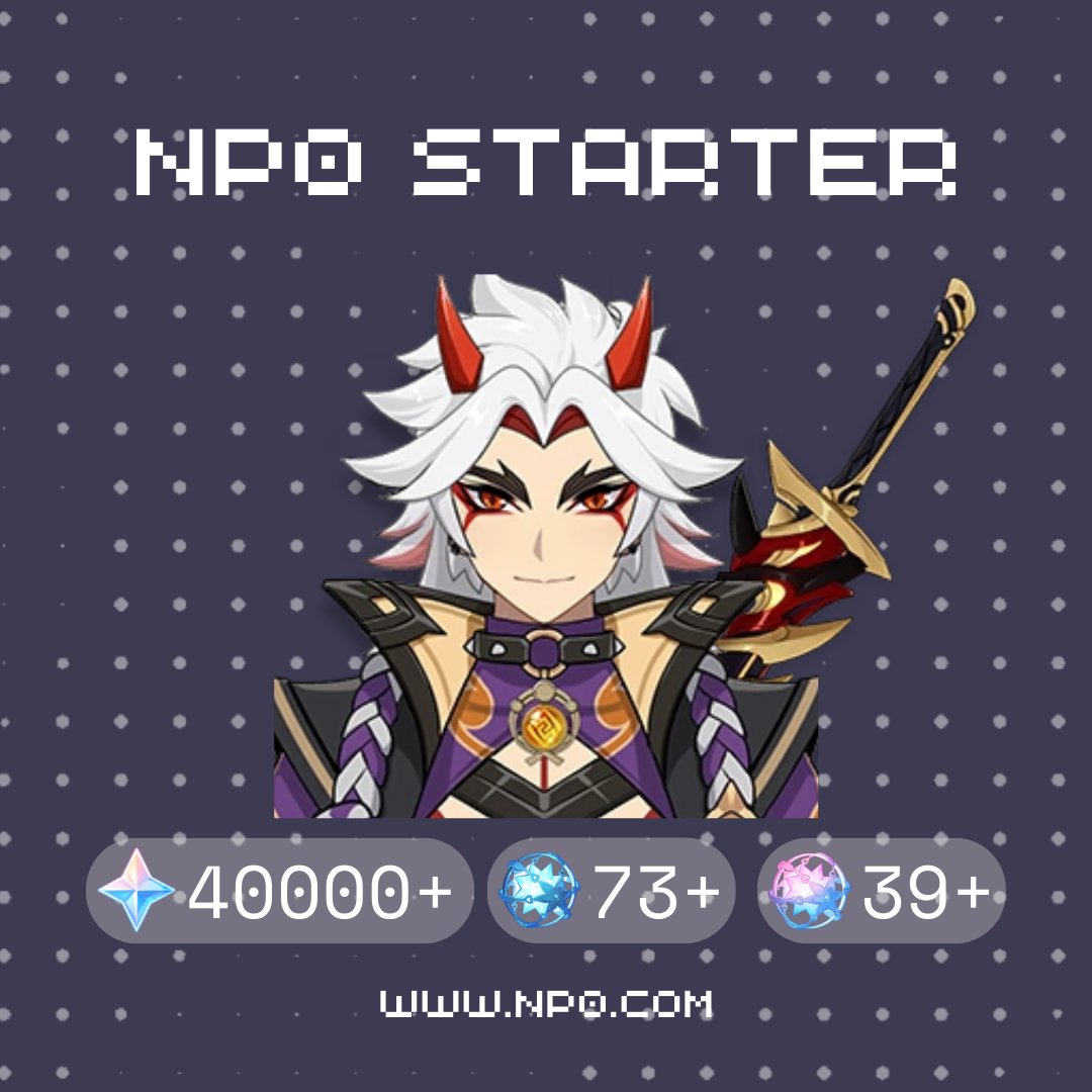 Itto Redhorn Stonethresher Genshin Impact Primogems Fates Starter Account