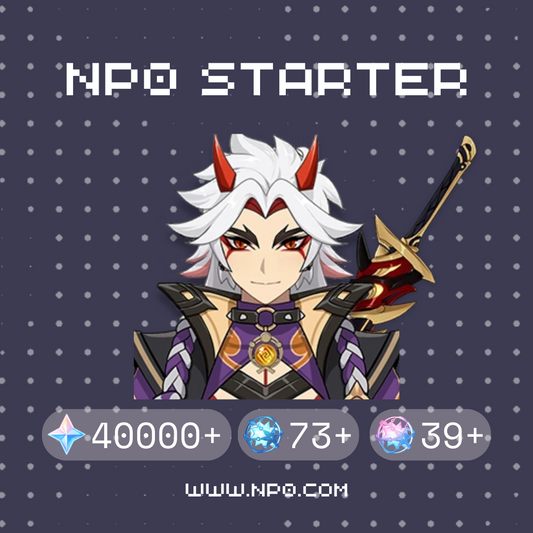 Itto Redhorn Stonethresher Genshin Impact Primogems Fates Starter Account