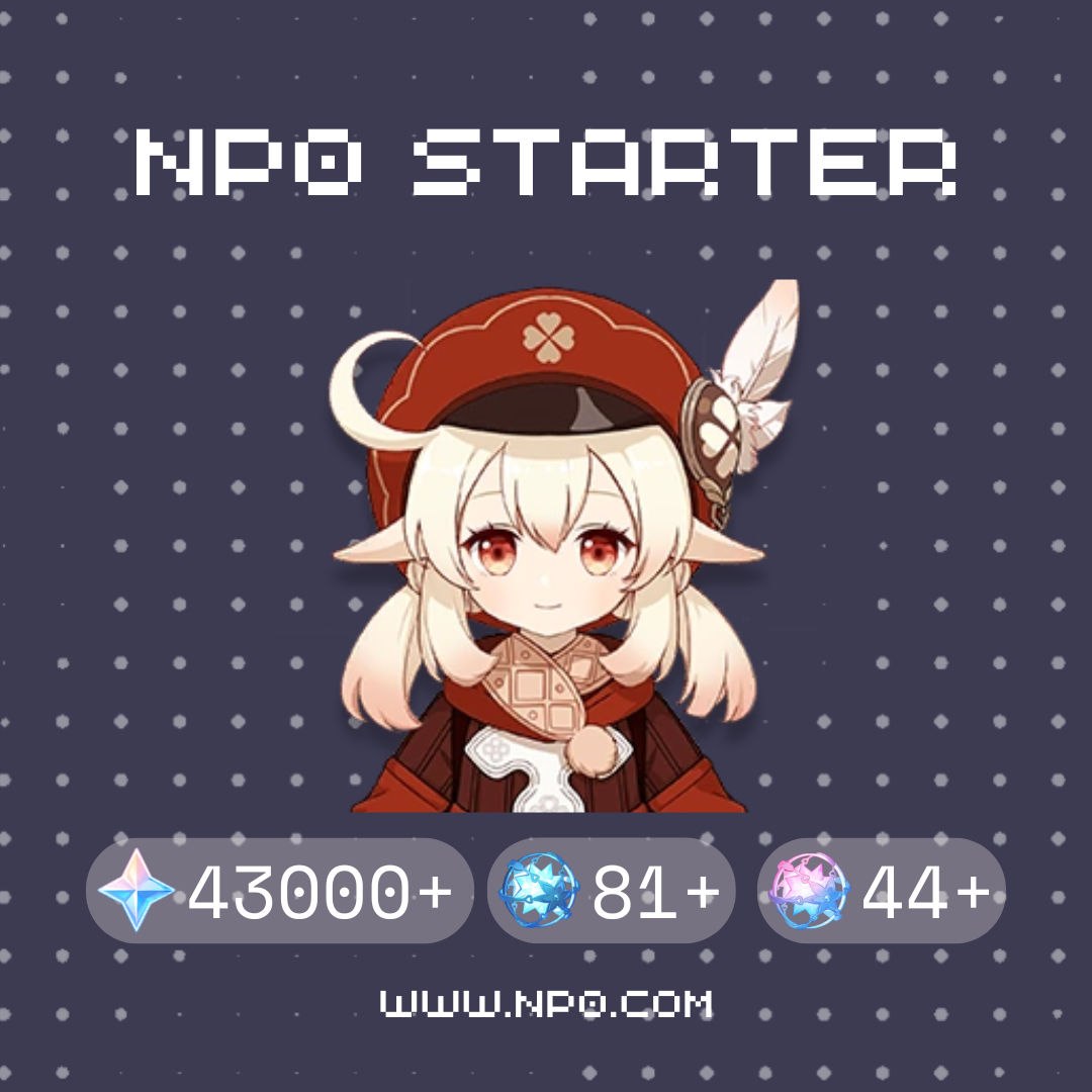 Klee Genshin Impact Farmed Starter Account