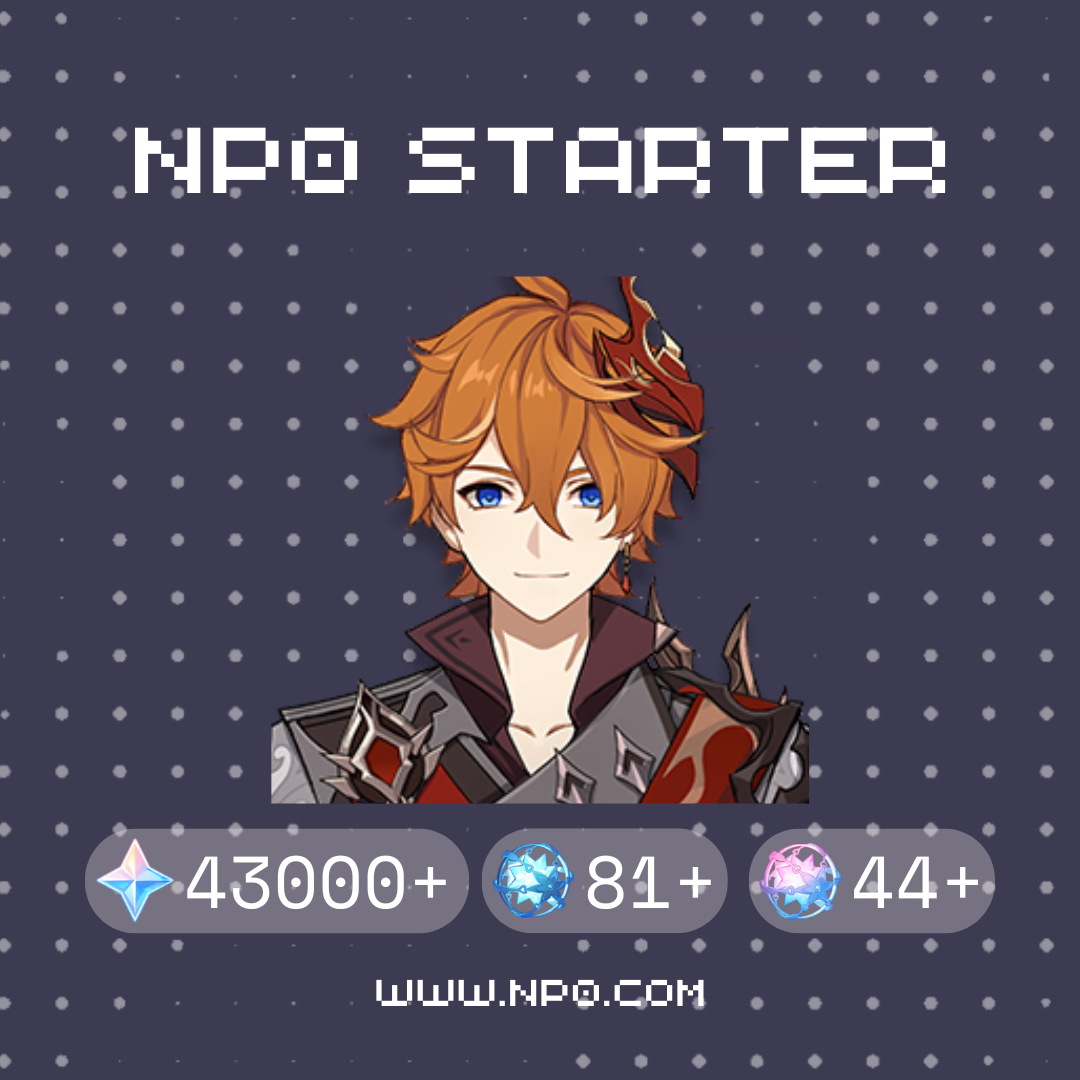 Tartaglia Genshin Impact Farmed Starter Account