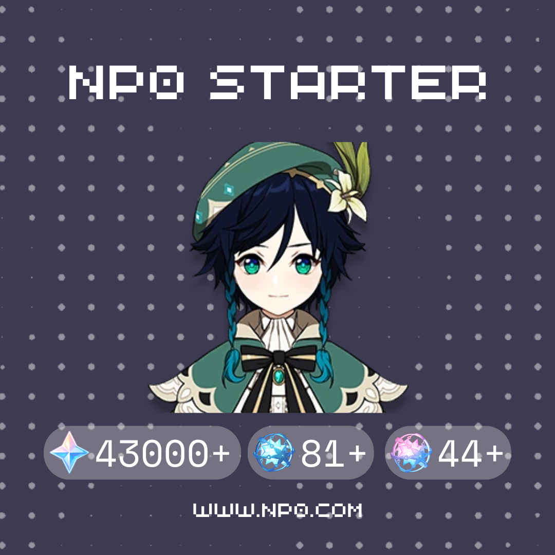 Venti Genshin Impact Farmed Starter Account