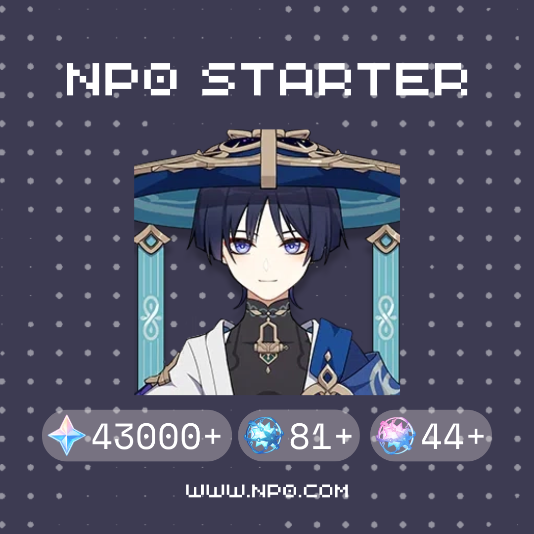 Wanderer Genshin Impact Farmed Starter Account