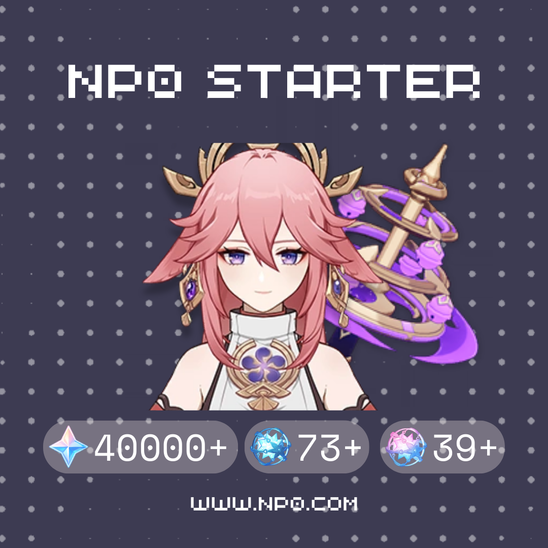 Yae Kagura's Verity Genshin Impact Primogems Fates Starter Account