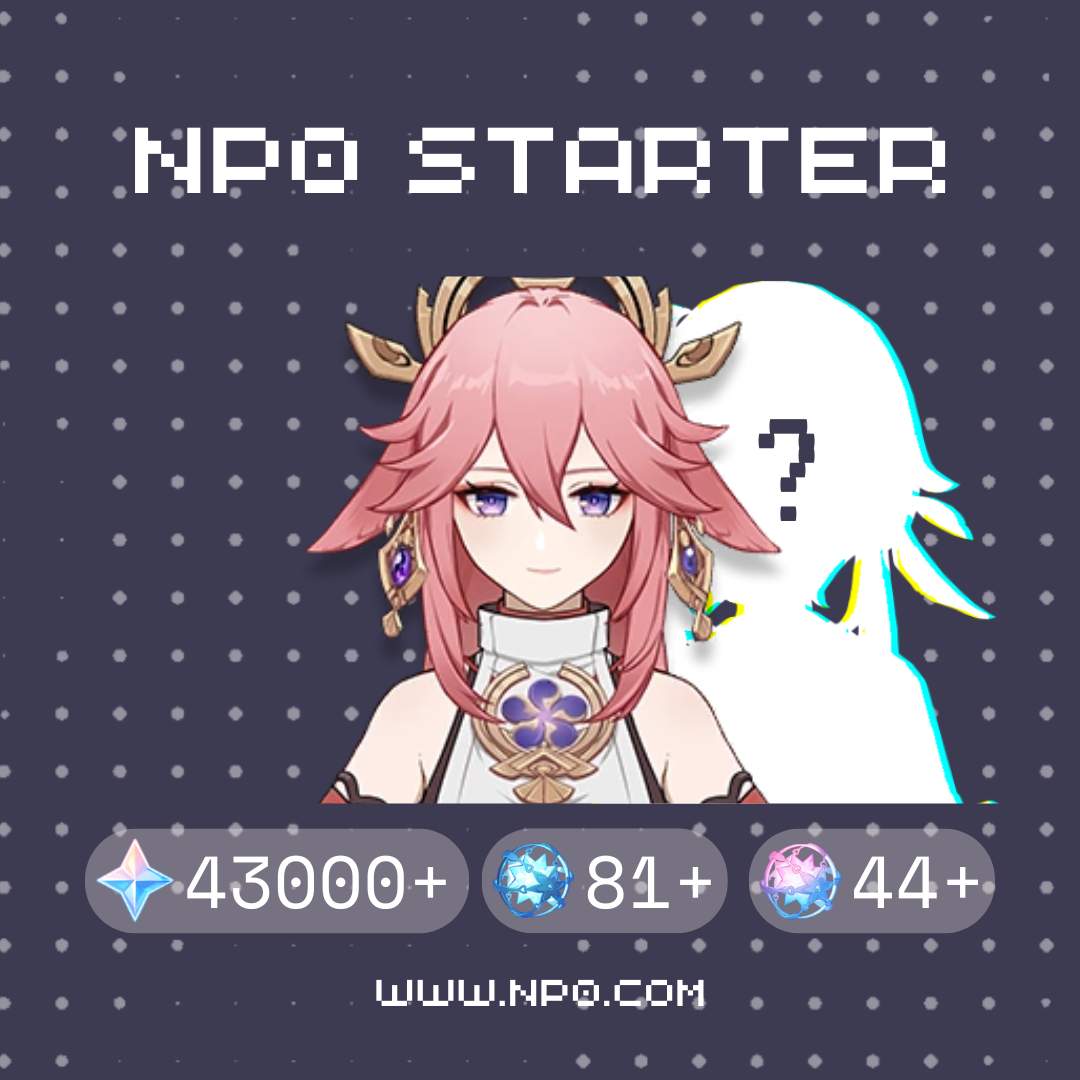 Yae Genshin Impact Farmed Starter Account