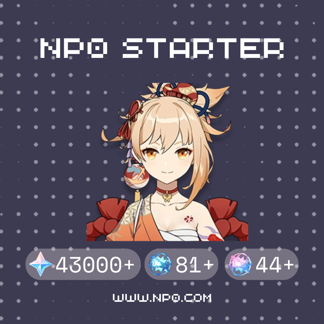 Yoimiya Genshin Impact Farmed Starter Account