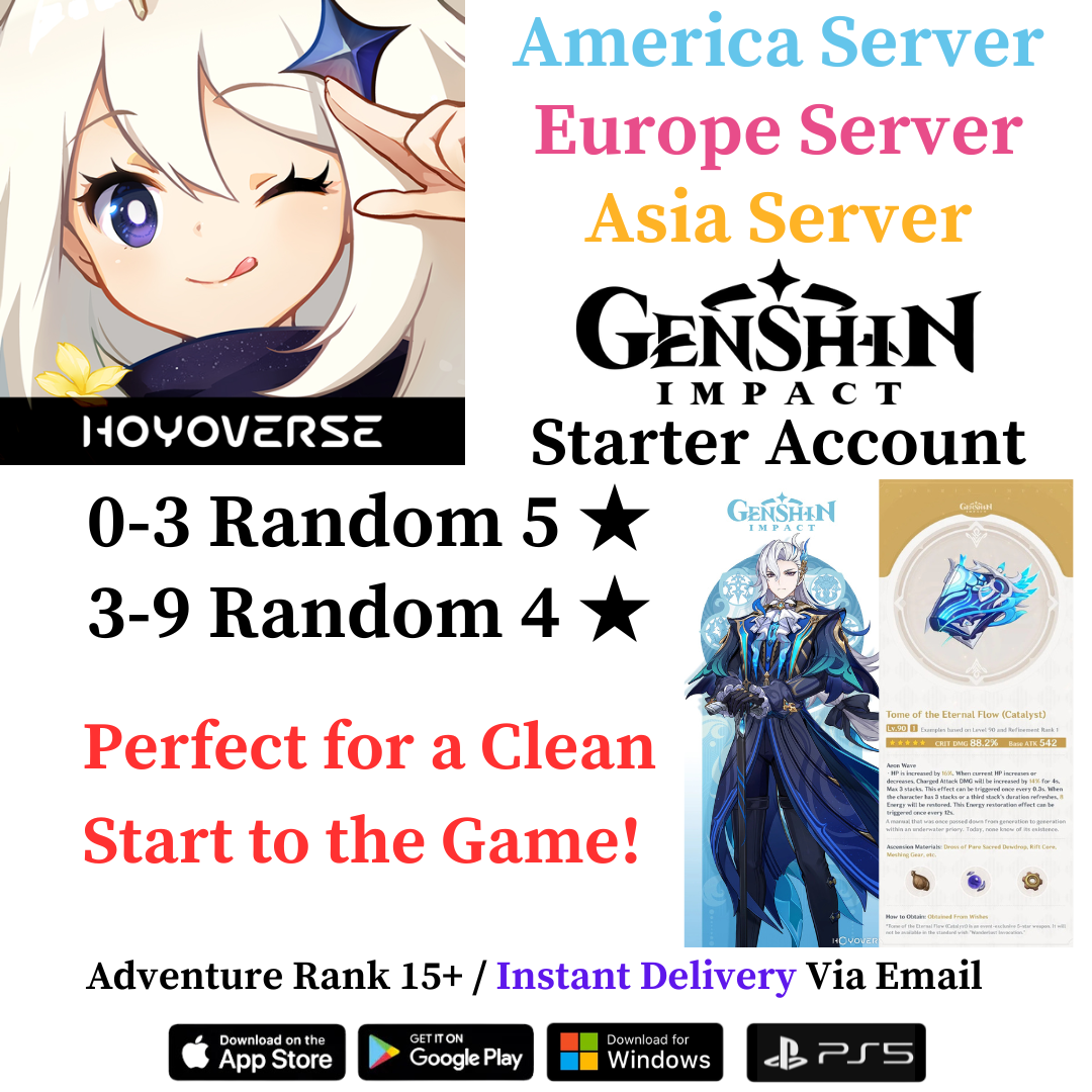 Buy Neuvillette Genshin Impact Account