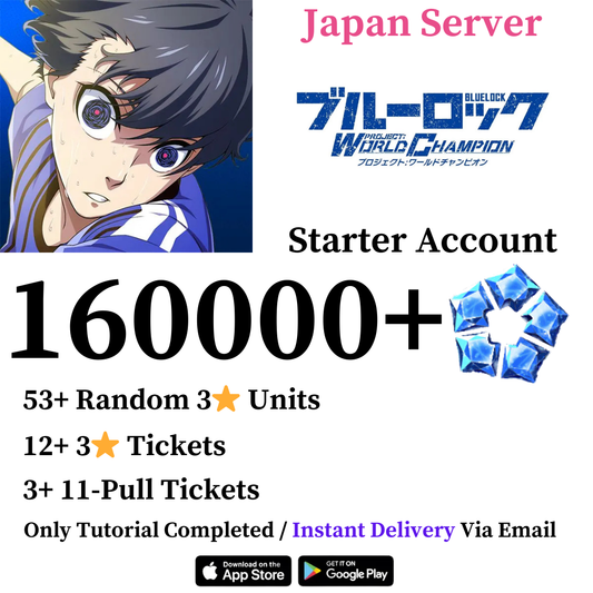 BLUE LOCK Project: World Champion Starter Reroll Account