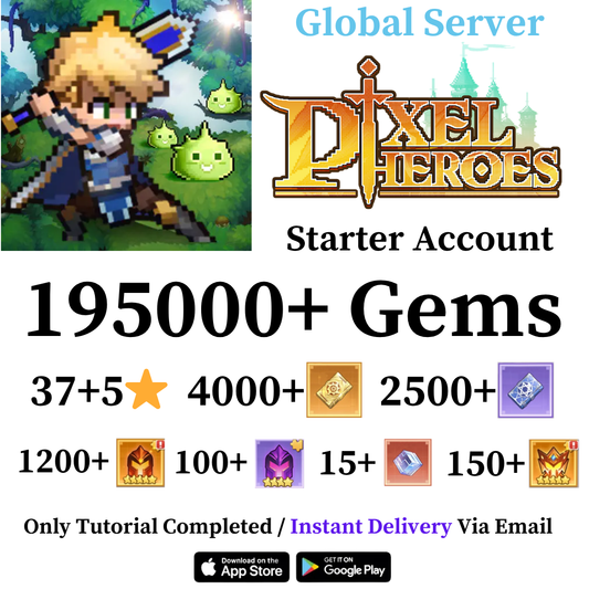 Pixel Heroes Starter Reroll Account