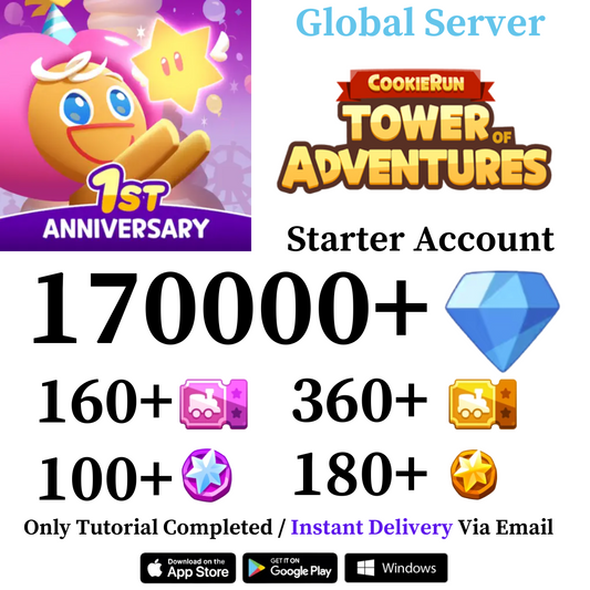 CookieRun: Tower of Adventures Starter Account