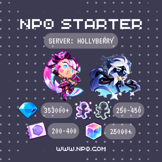 [Hollyberry Server] Cookie Run: Kingdom Stardust + Shining Glitter Cookie Daily Login Starter Account