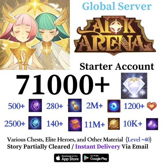 AFK Arena Starter Reroll Account