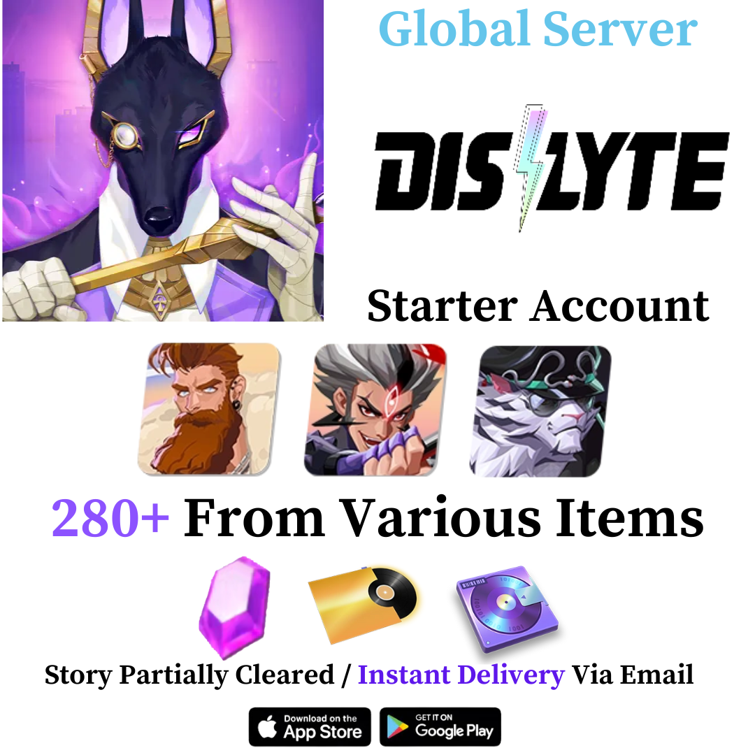 [Global Server] Dislyte 280+ Spins Starter Reroll Account