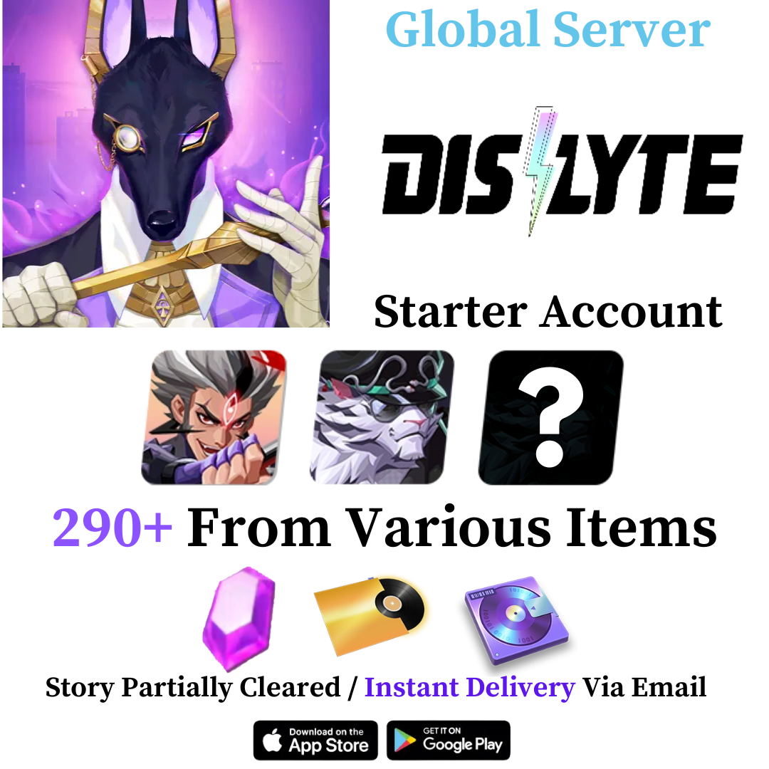 [Global Server] Dislyte 290+ Spins Starter Reroll Account