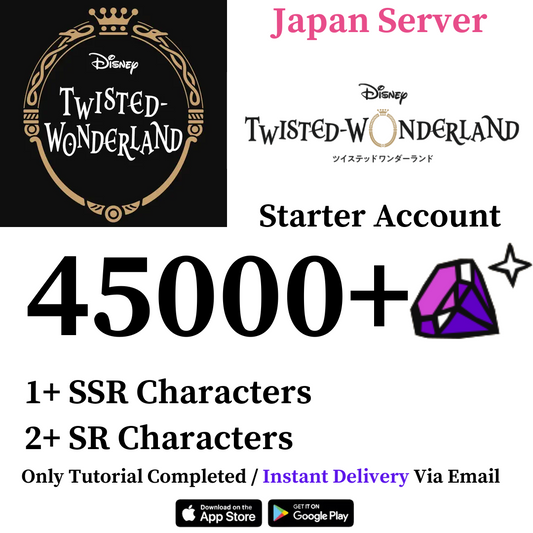 Disney Twisted Wonderland Starter Account
