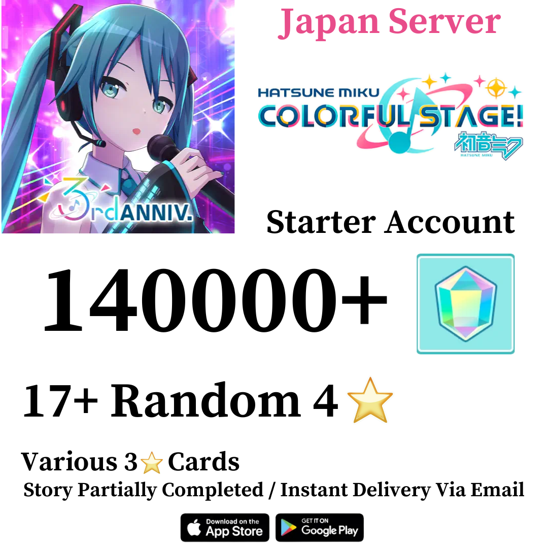 Project Sekai Colorful Stage ft. Hatsune Miku Starter Account