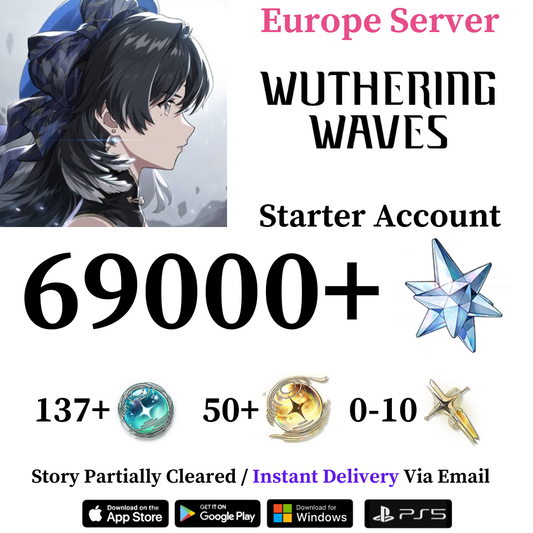 Wuthering Waves Starter Reroll Account
