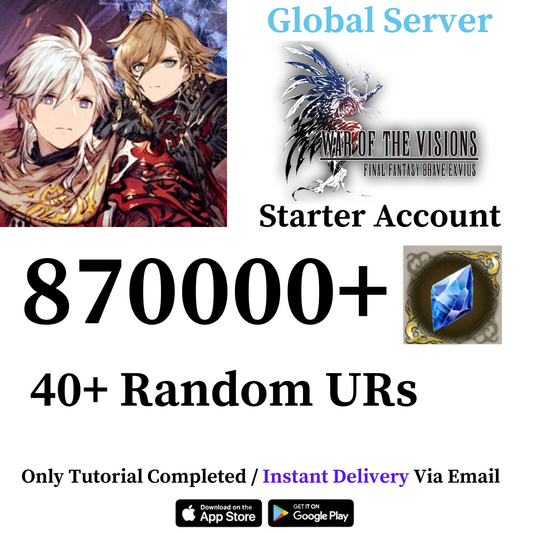 FFBE War of the Visions Starter Account