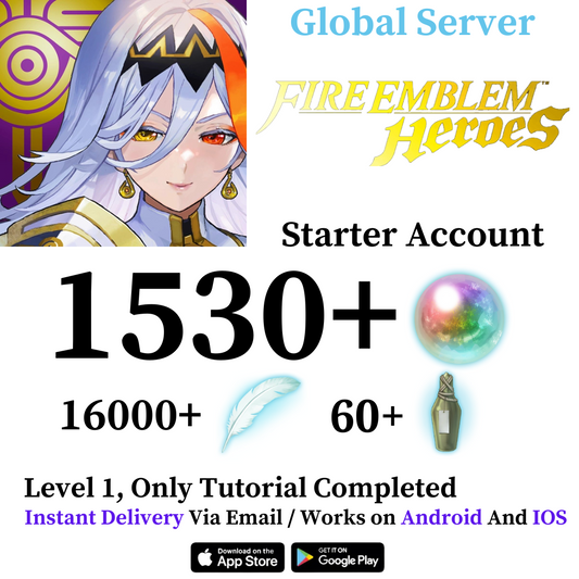 Fire Emblem Heroes Level 1 Starter Account