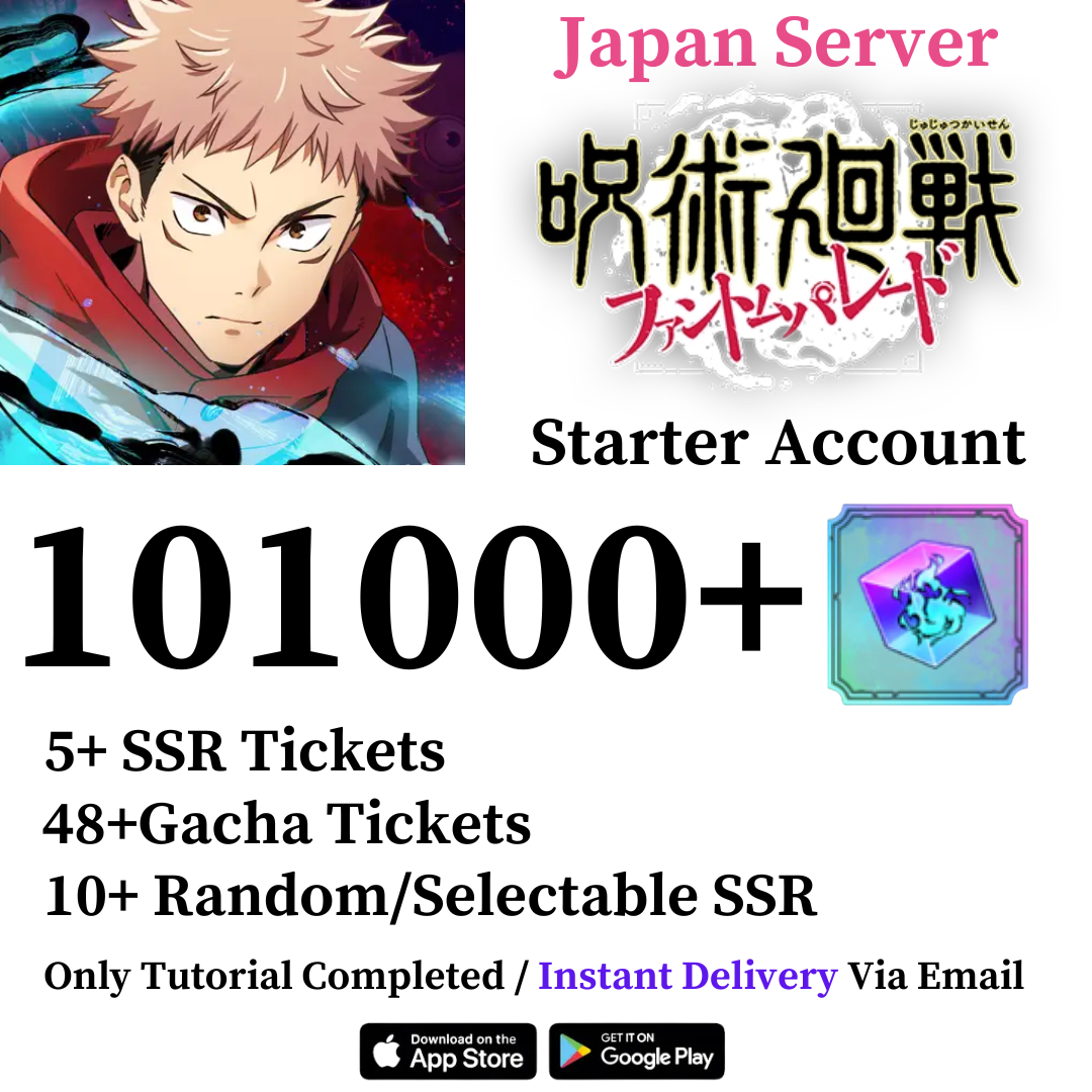 Jujutsu Kaisen Phantom Parade Starter Account