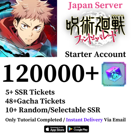 Jujutsu Kaisen Phantom Parade Starter Account