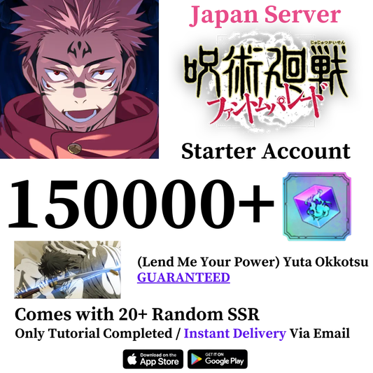 Jujutsu Kaisen Phantom Parade Starter Account