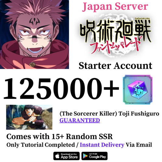Jujutsu Kaisen Phantom Parade Starter Account