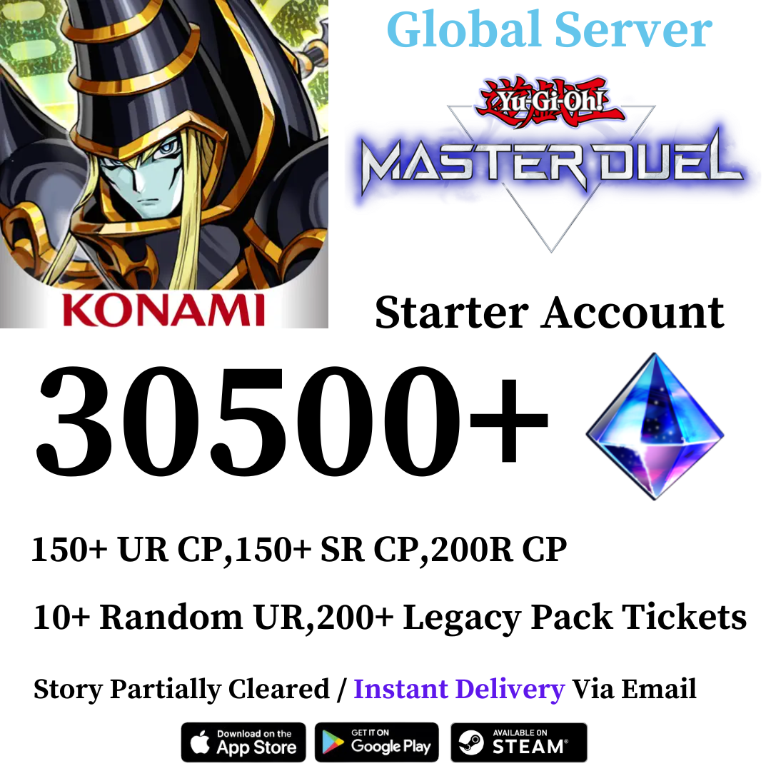 [Global Server] Yu-Gi-Oh! Master Duel Starter Reroll Account