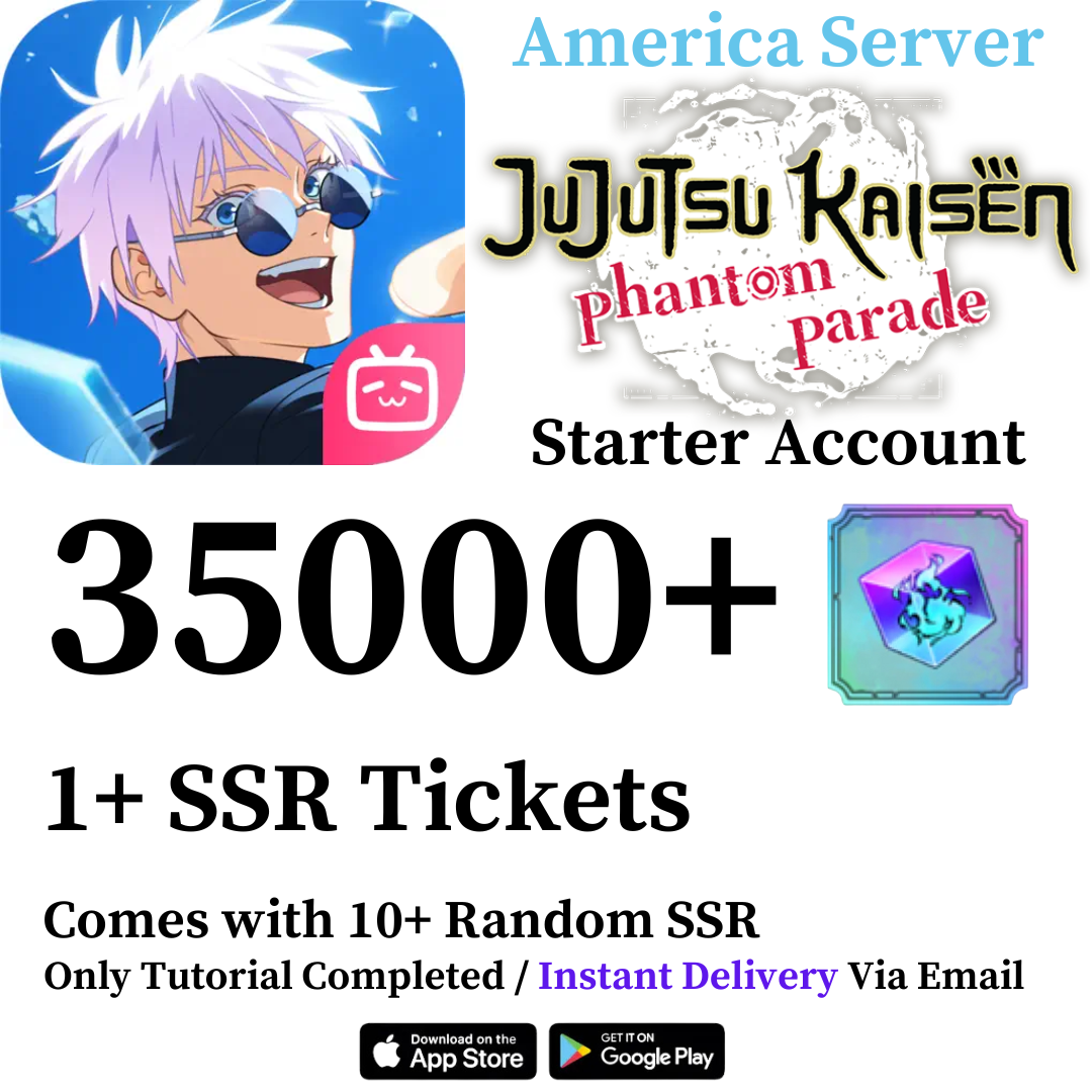 Jujutsu Kaisen Phantom Parade Starter Account