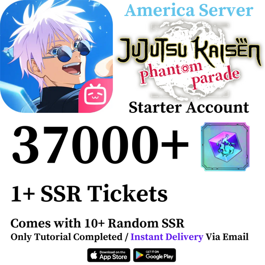 Jujutsu Kaisen Phantom Parade Starter Account