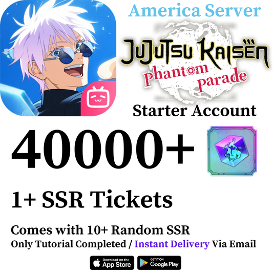 Jujutsu Kaisen Phantom Parade Starter Account