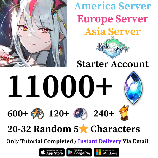 Epic Seven Resource Starter Account