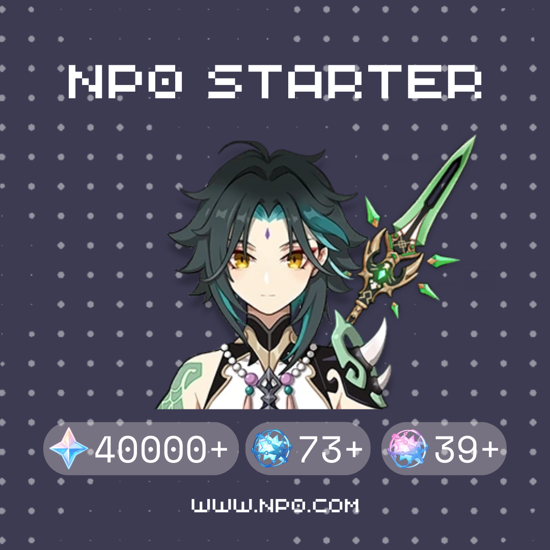 [America Server] [Double 5-Star] [BiS] Xiao Primordial Jade Winged-Spear Genshin Impact Primogems Fates Starter Account