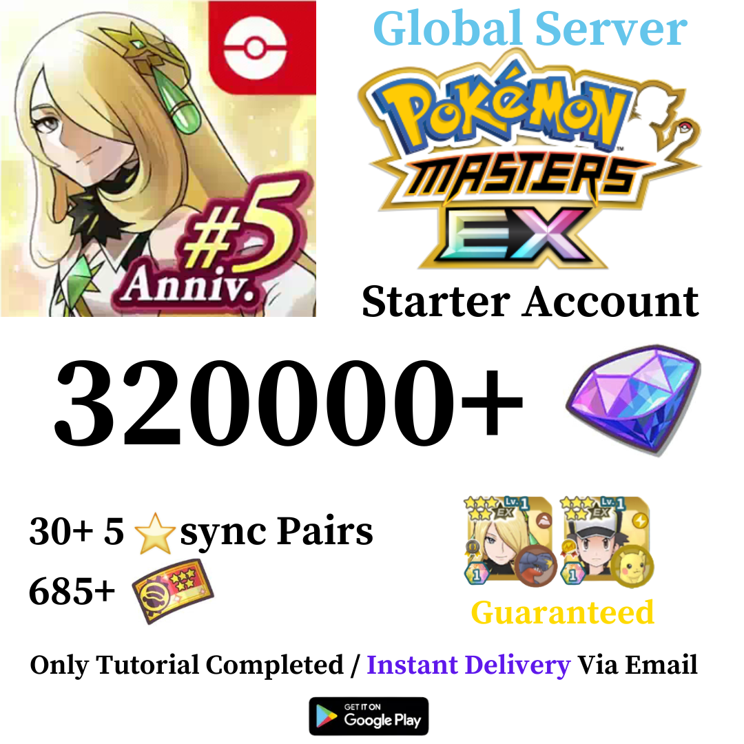 Global Server Android Pokémon Masters Starter Account