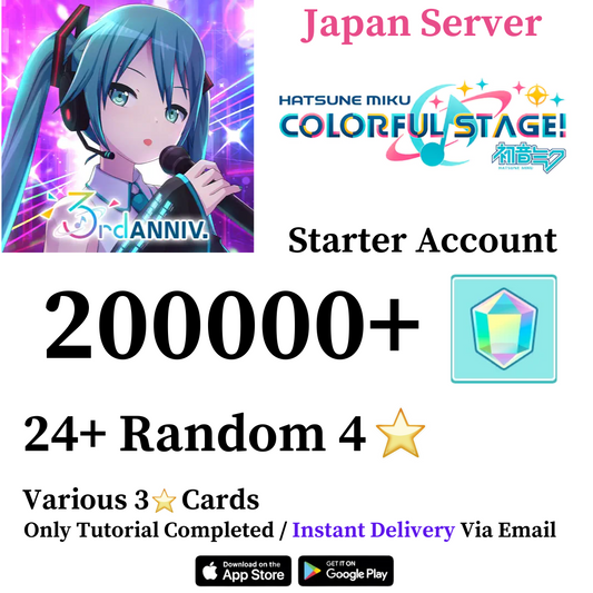 Project Sekai Colorful Stage ft. Hatsune Miku Starter Account