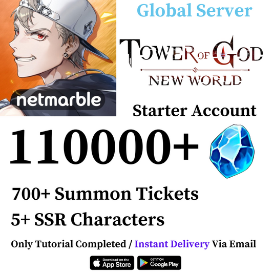 Tower of God New World Starter Reroll Account