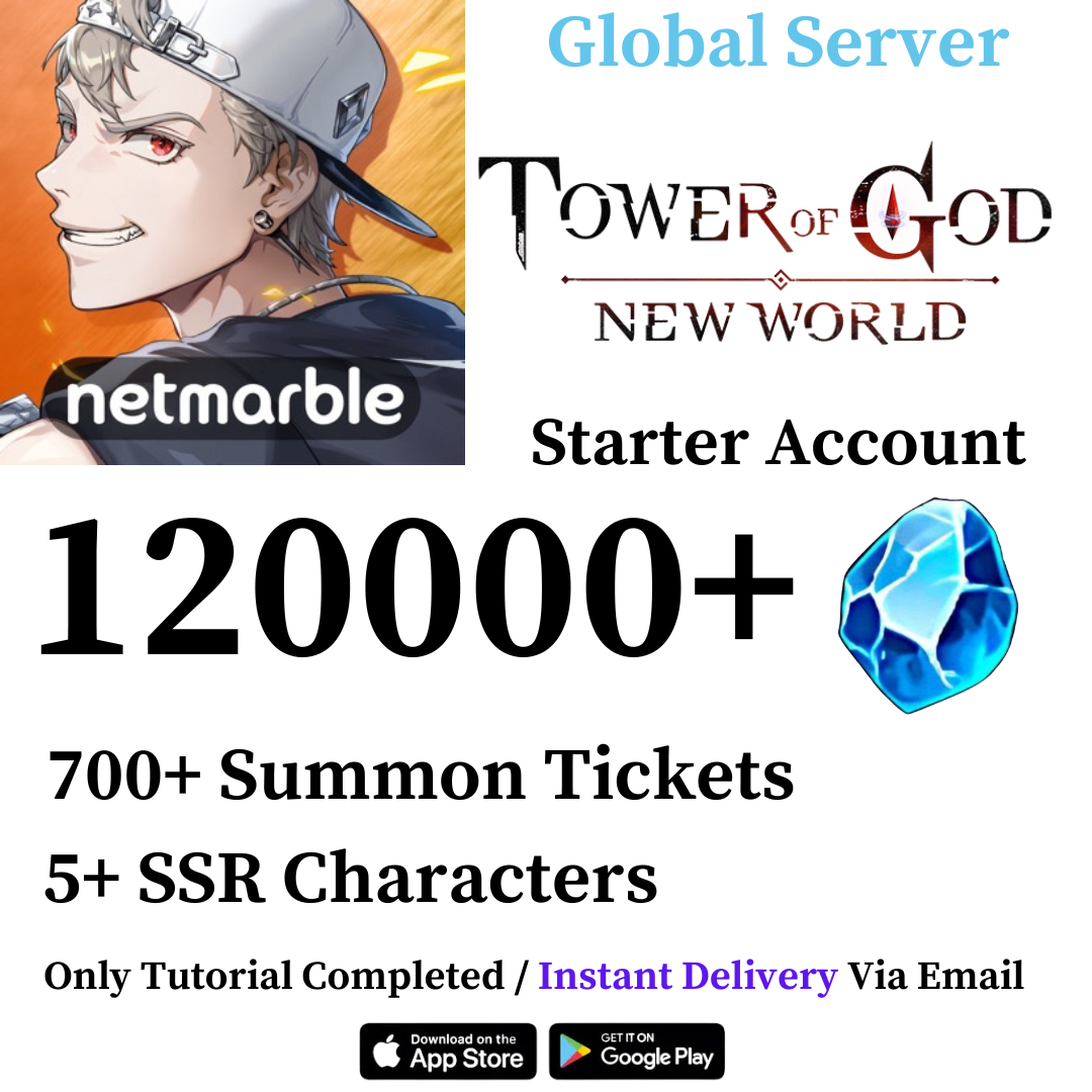 Tower of God New World Starter Reroll Account