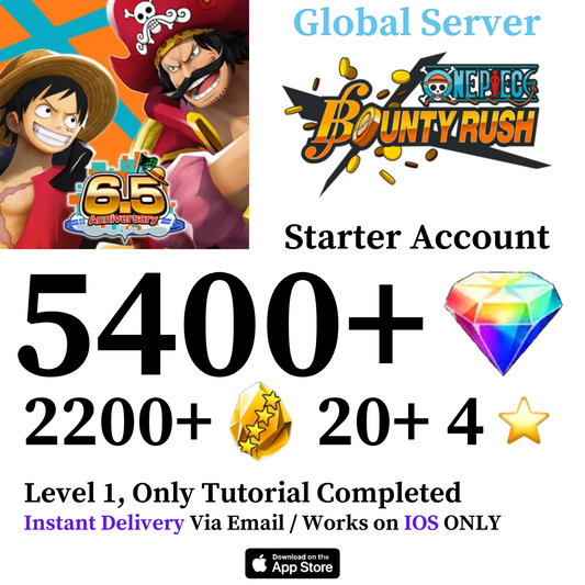 One Piece Bounty Rush Starter Reroll Account