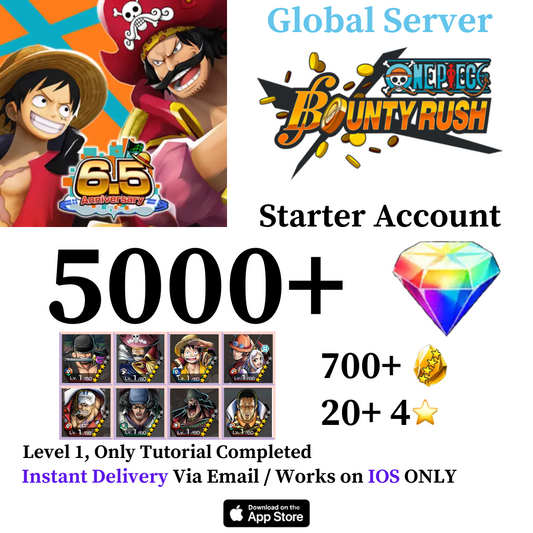 One Piece Bounty Rush Starter Reroll Account