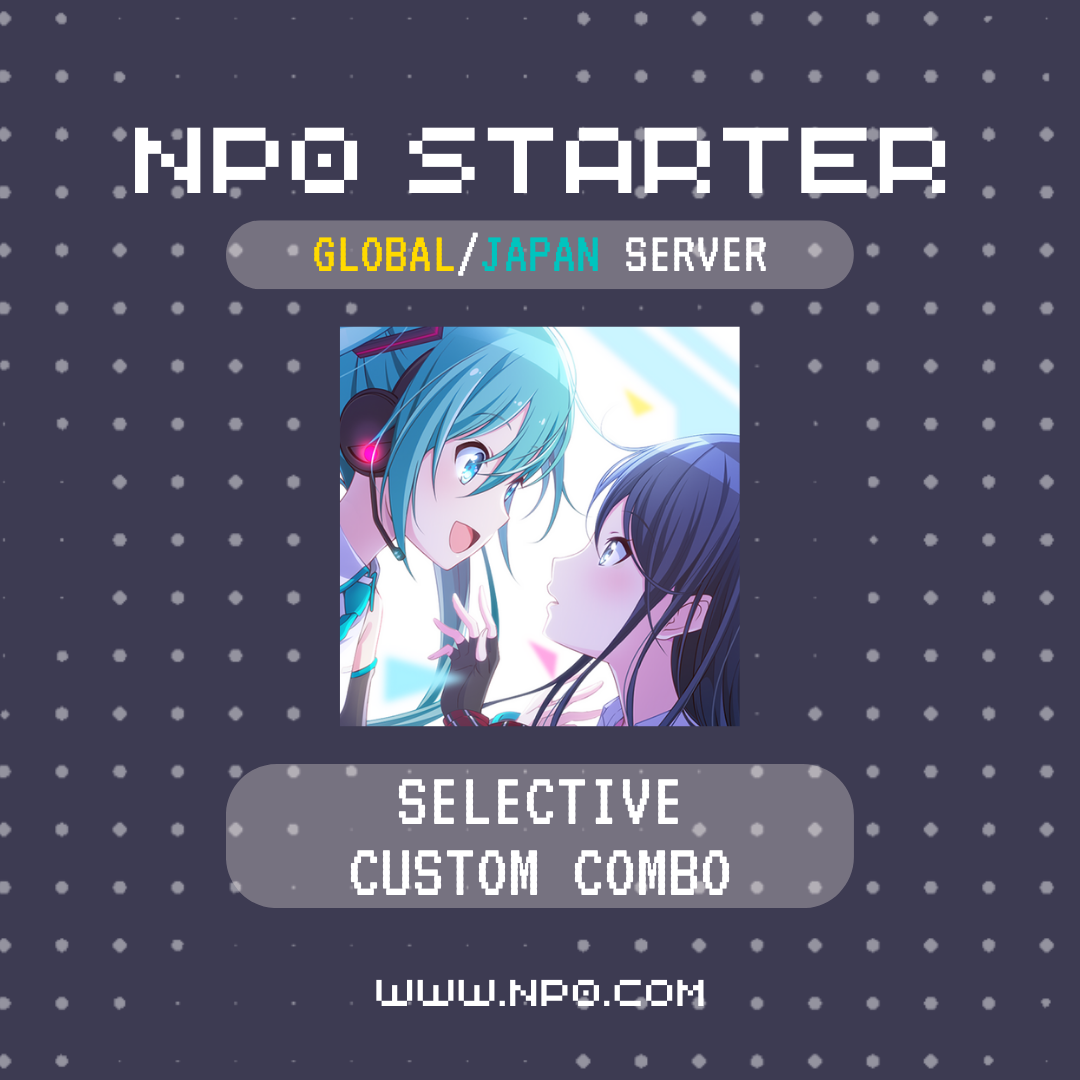 [Global/Japan Server] Project Sekai Colorful Stage ft. Hatsune Miku Selective Custom Starter Reroll Account